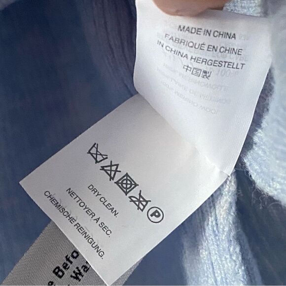 J. Crew Tiered blue merino wool top - Picture 10 of 13